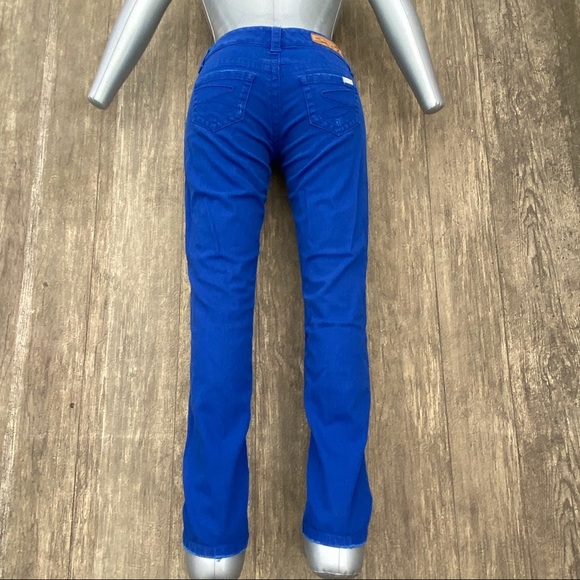 Seven 7 Distressed Jeans in Cobalt Blue - Size 26 - Picture 6 of 9